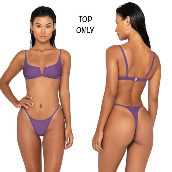 Fae Swim GYPSY Bikini Top - Violeta - Size Large - Picture 1 of 5